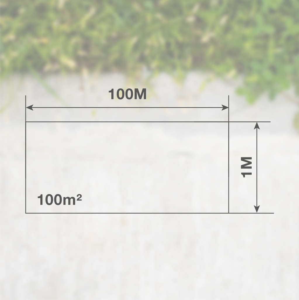 Malla de sombreo 1x100M Marrón