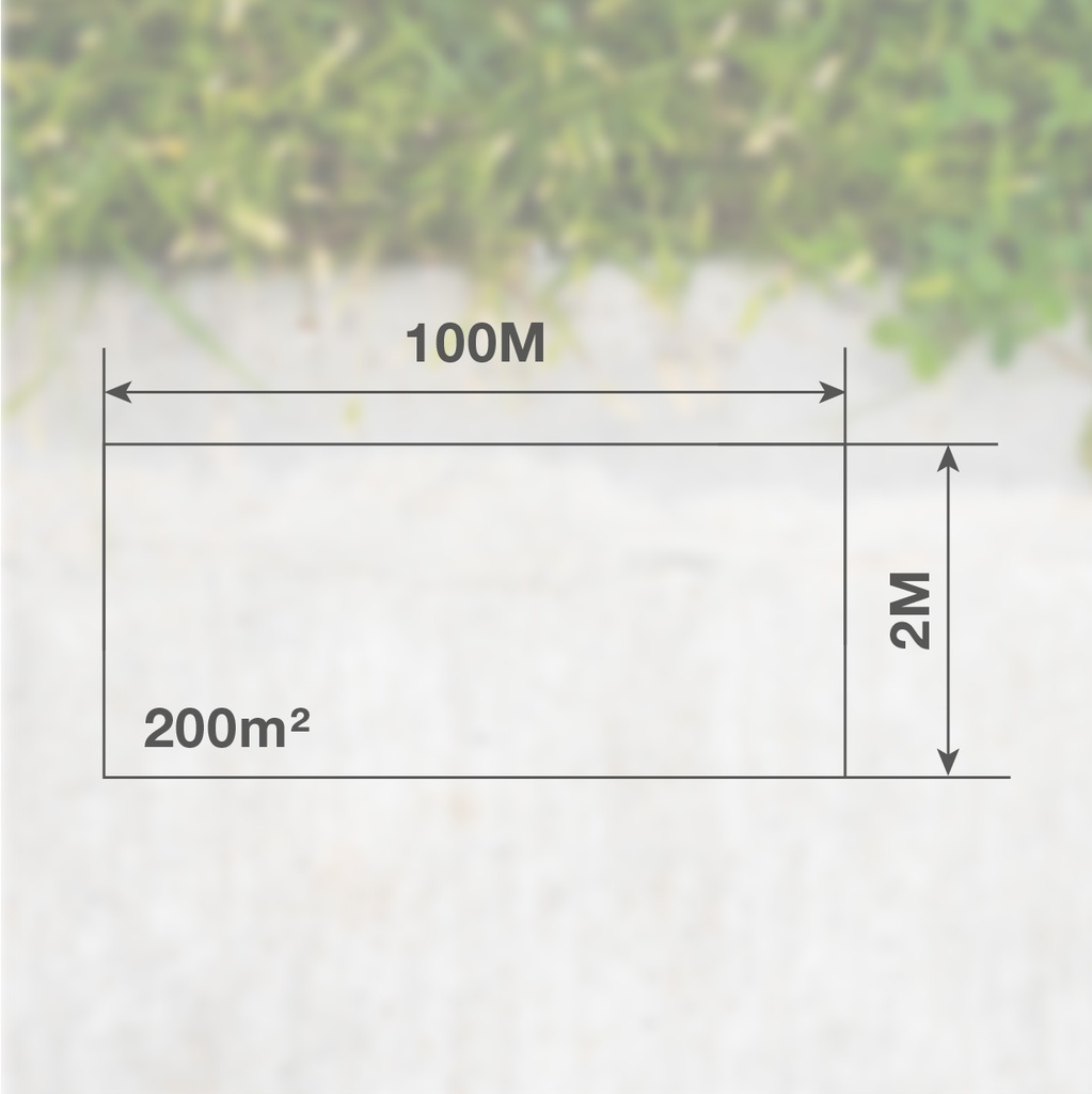 Malla de sombreo 2x100M Marrón