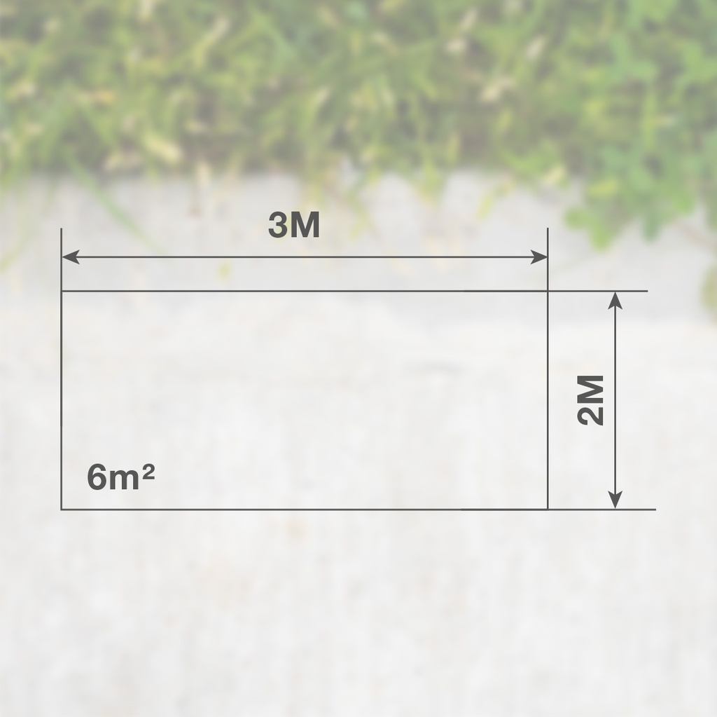 Cañizo PVC 2x3M Gris