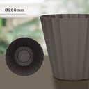 Maceta Doric Ø260mm Gris antracita