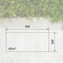 Toldo 120gr 5x8M Blanco
