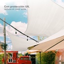 Toldo 120gr 6x12M Blanco