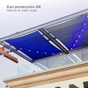 Toldo 90gr 3x5M Azul