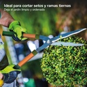 Cortasetos fijo con hoja de acero 190mm