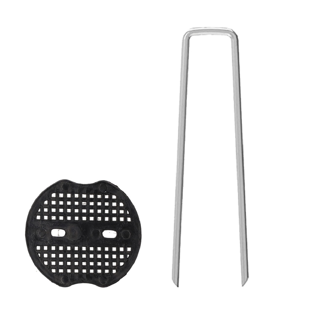 Pack 10 accesorios para fijar la malla antihierba