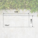 Malla de sombreo 1,5x10M 120g Verde