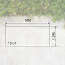 Malla de sombreo 1,5x10M 230g Marrón