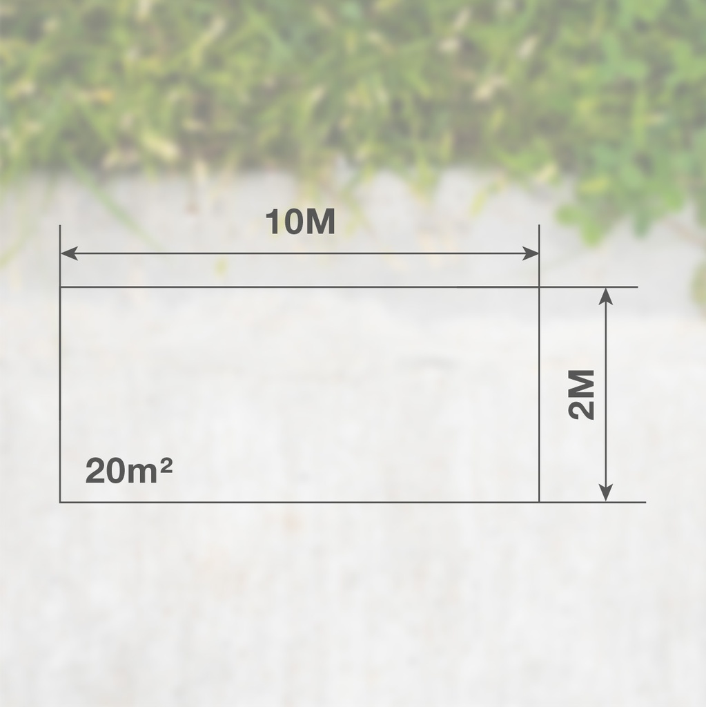 Malla de sombreo 2x10M 230g Marrón