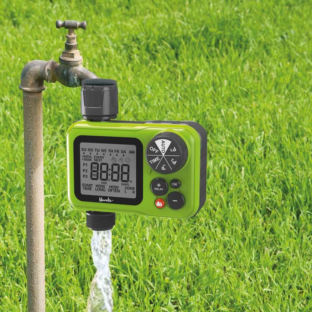 Programador riego digital 2xAAA IP54
