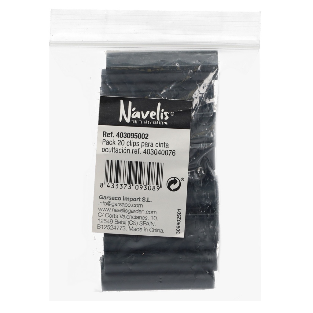 Pack 20 clips para cinta ocultación ref. 403040076