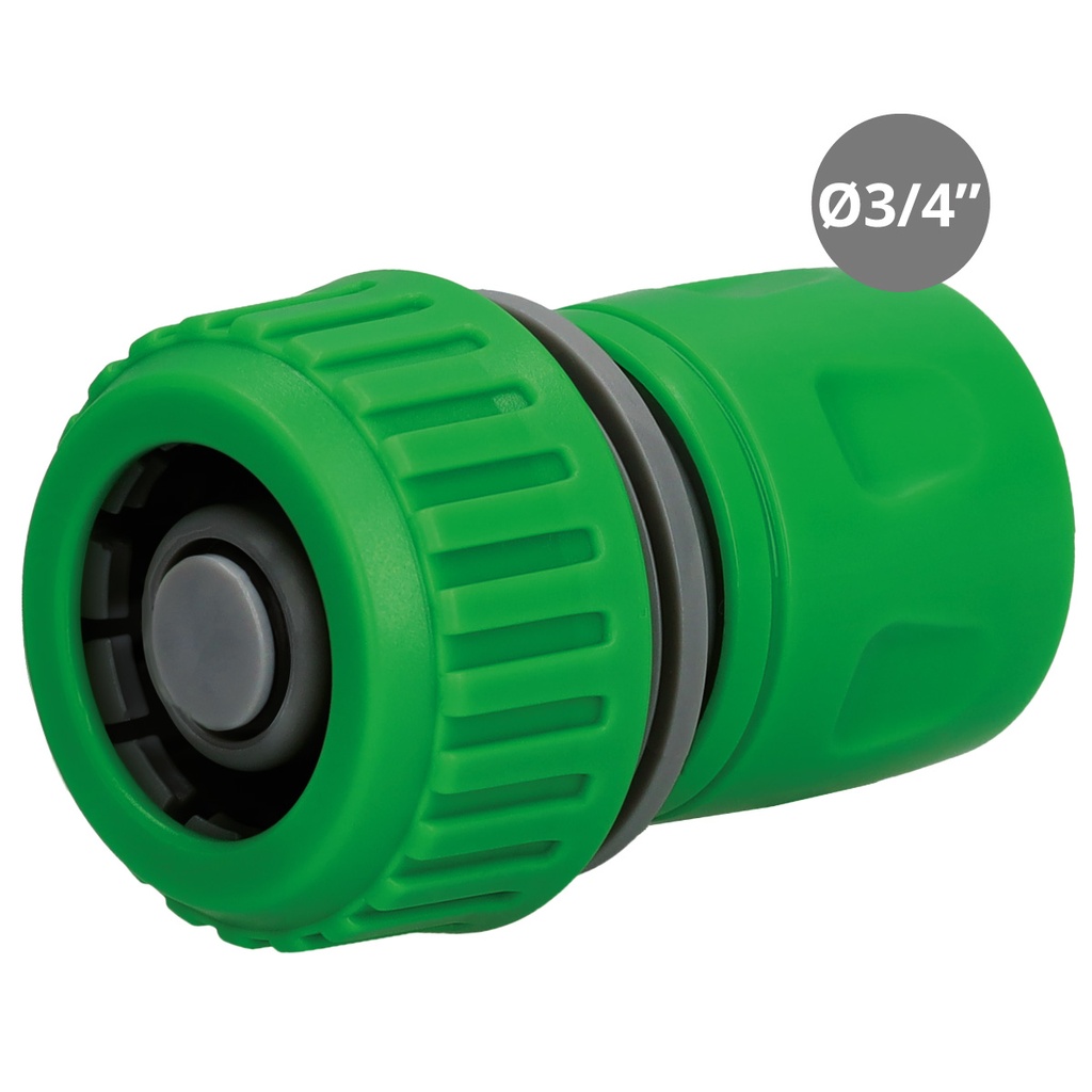Conector rápido con stop Ø3/4"
