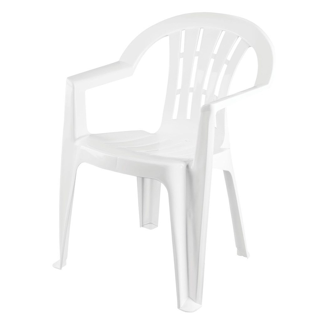 Silla polipropileno jardín Blanco