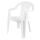 Silla polipropileno jardín Blanco