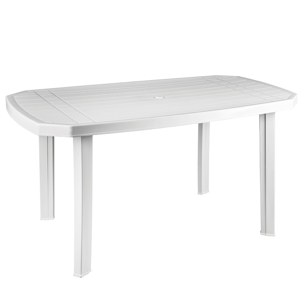 Mesa rectangular polipropileno jardín 1350x860x730mm