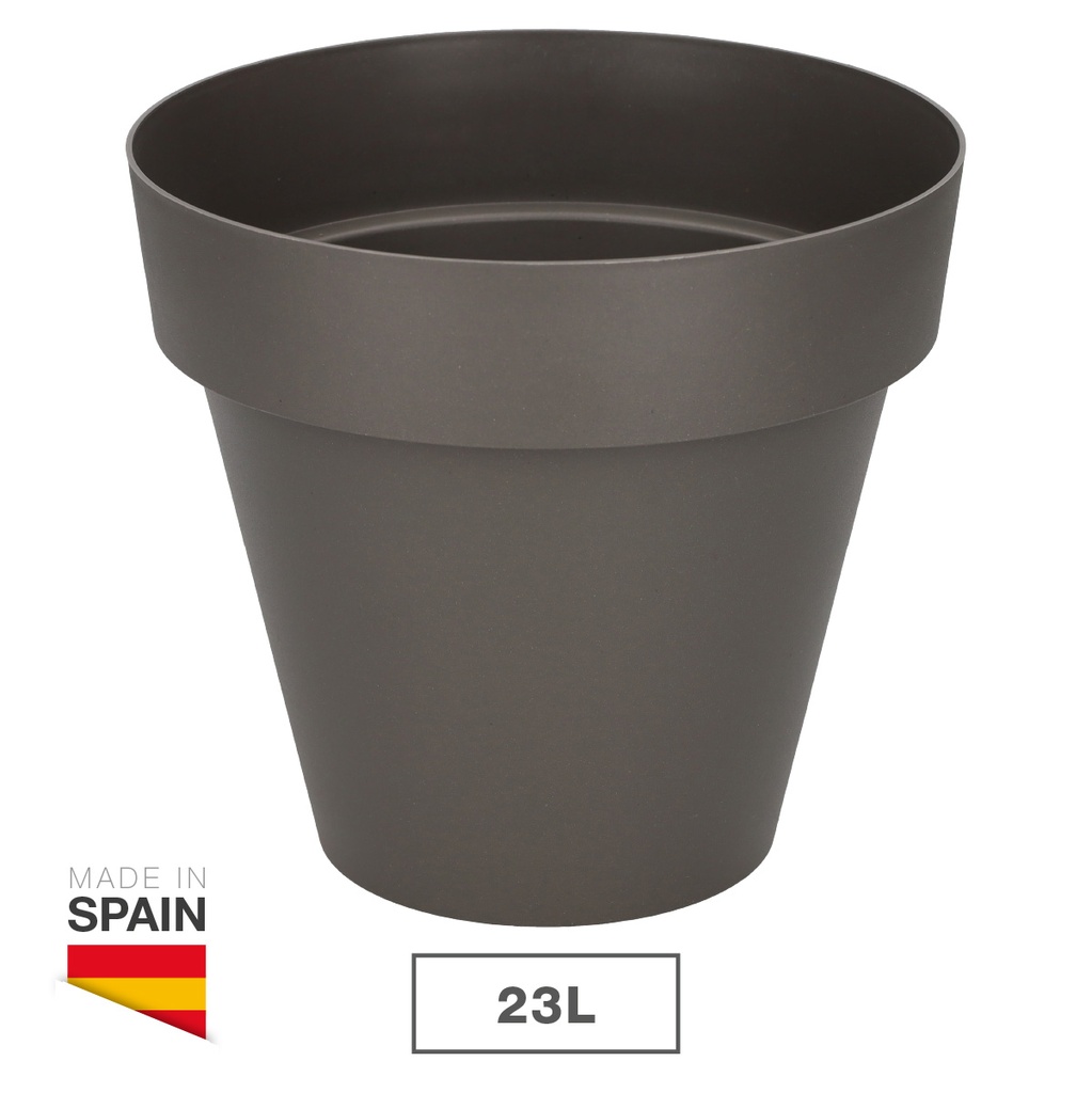 Maceta Tes Ø380mm Gris antracita