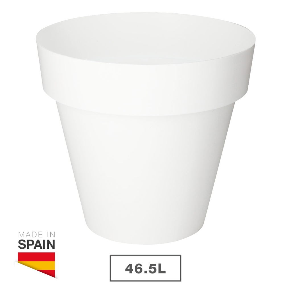 Maceta Tes Ø480mm Blanco