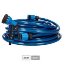 Kit mangueira jardim Hisua Ø5/8" 15mm 25M