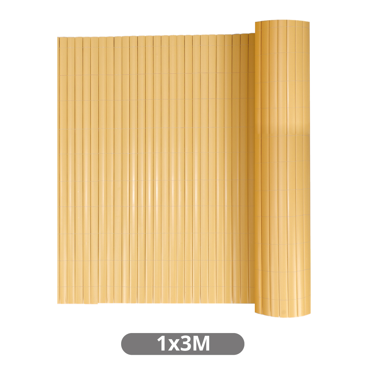 Cañizo plano PVC 1x3M Bambú