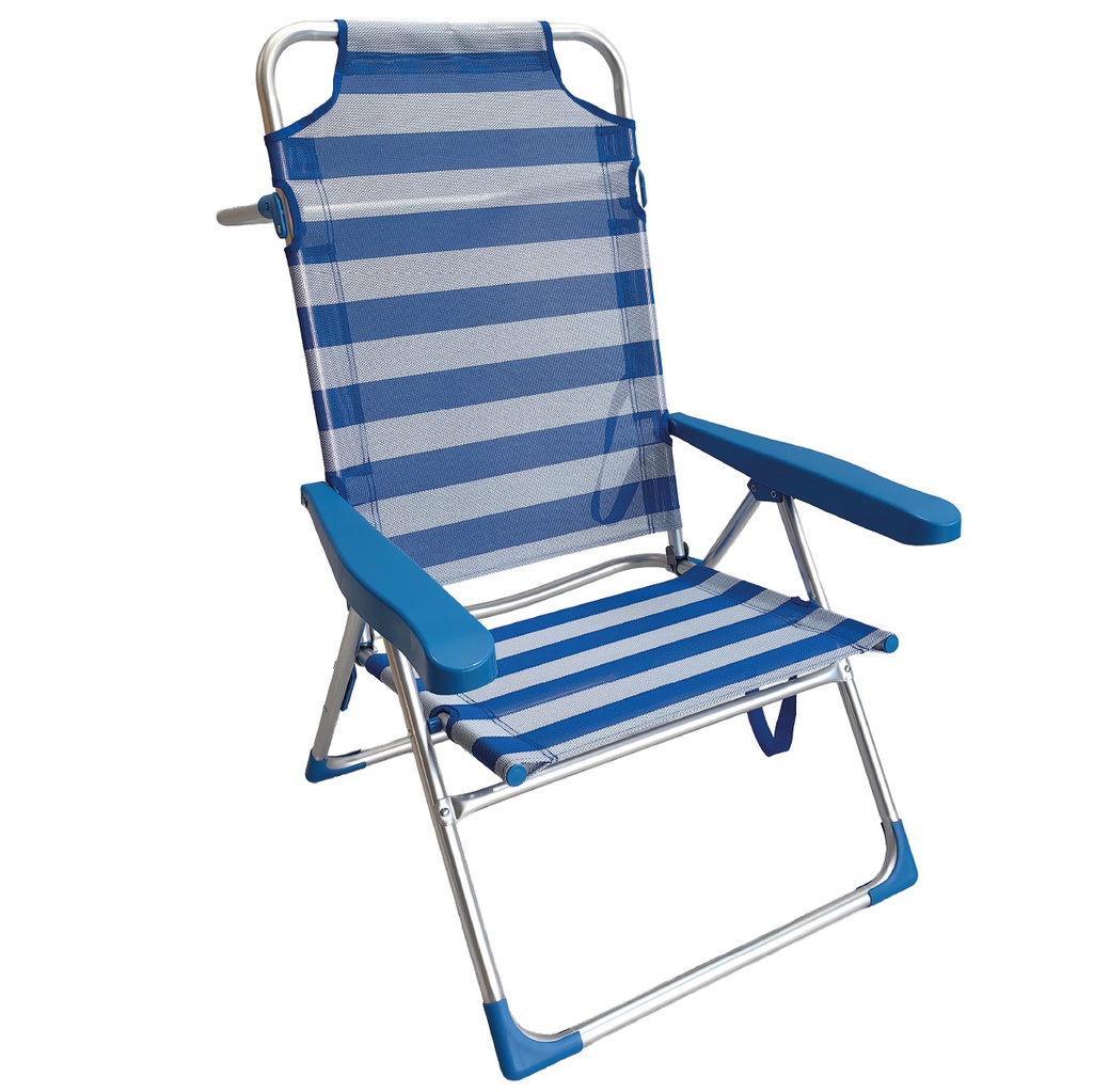Silla de playa plegable multiposición