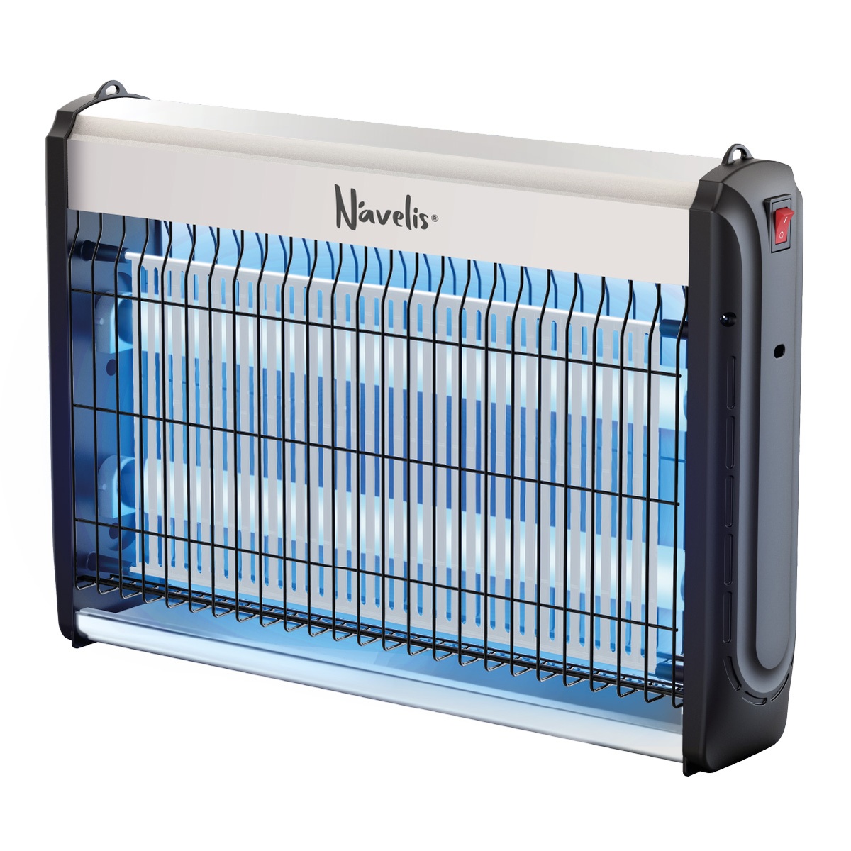 Mata insectos eléctrico Dodoma 2x4W Gris/Negro 