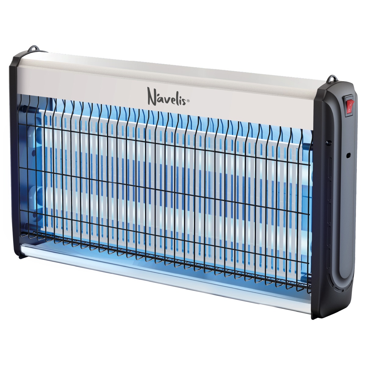 Mata insectos eléctrico Dodoma 2x7W Gris/Negro 