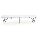 Banco plegable polietileno 1800x290x440mm