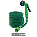 Kit manguera jardín Bukavu extensible 2,5 - 7,5M